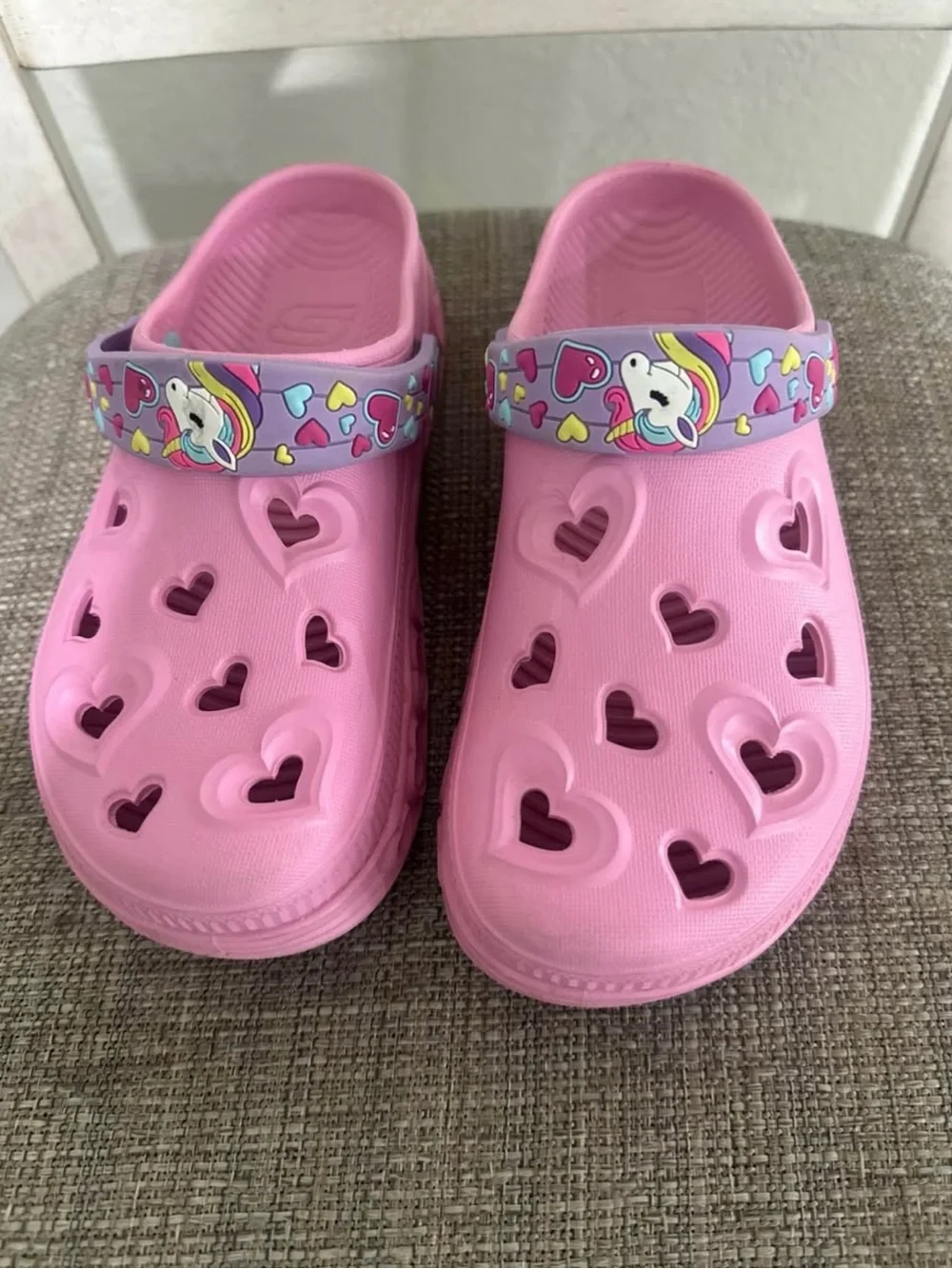 Skechers Kids S Lights - Light Hearted Unicorns & Sunshine Pink